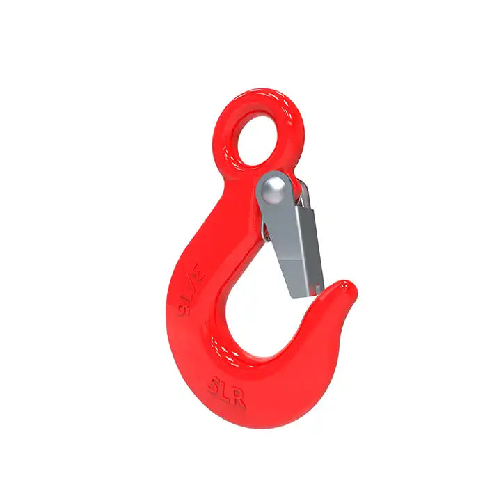 RED ALLOY STEEL EYE HOOKS For Lifting Size/Capacity: 1 - 25 Ton