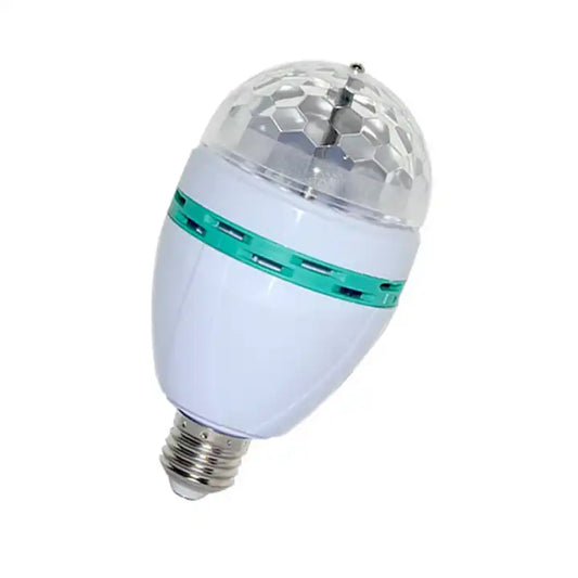 LED RGB Auto Rotating Stage Light Bulb