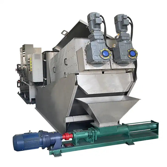 Screw Press Dewatering Sludge Automatic Filter Press Machine