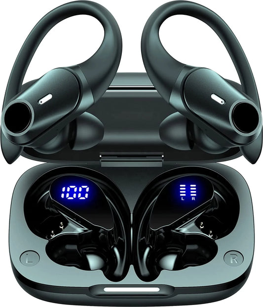 Hot Sale New Product Private Mold T59 Waterproof TWS Wireless Sports Earphone Bluetooths V5.3 Earbuds Headphone with Ear Hook