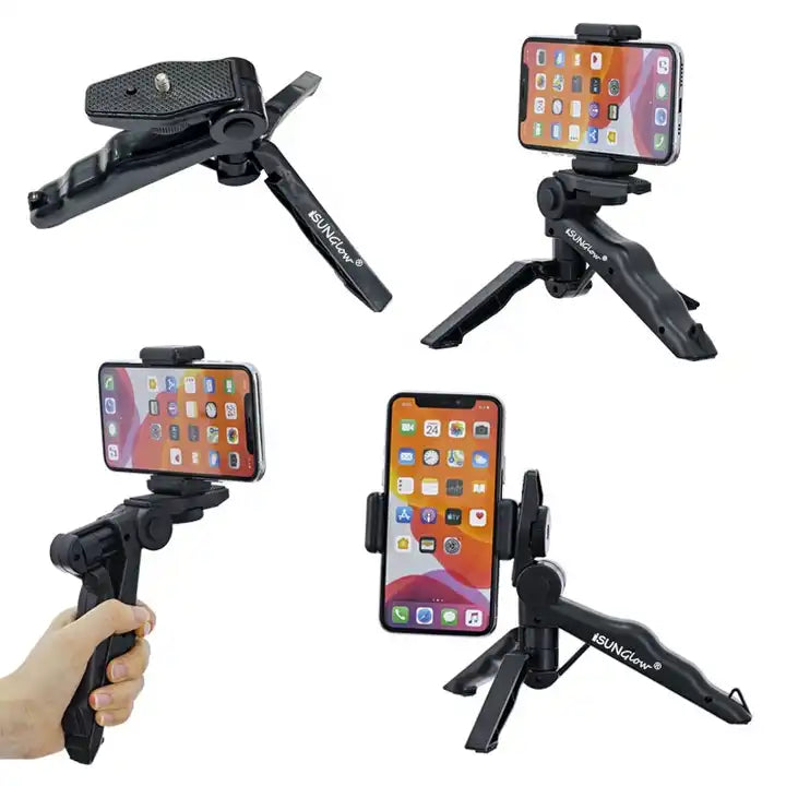 Portable Lightweight Multi Functional Innovative Mobile Phone Video Selfie Vlog Photography Tripod Kit