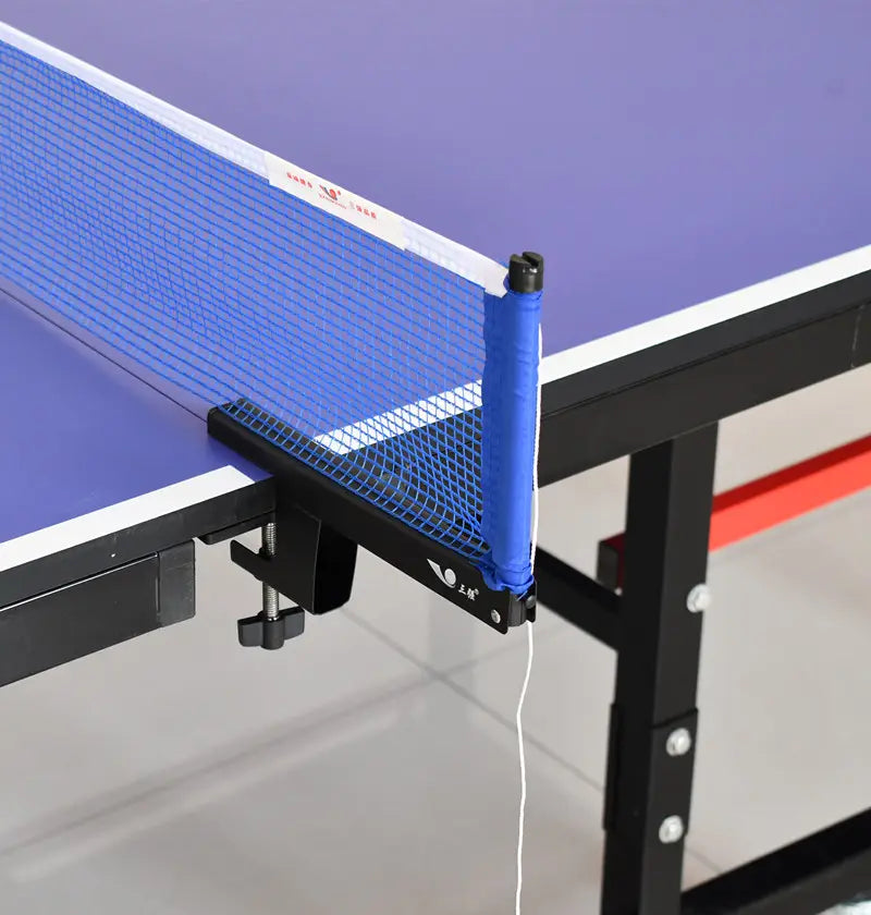 HDF Indoor Training 15mm Professional Pingpong Table with Casters Foldable Movable Table Tennis Tables