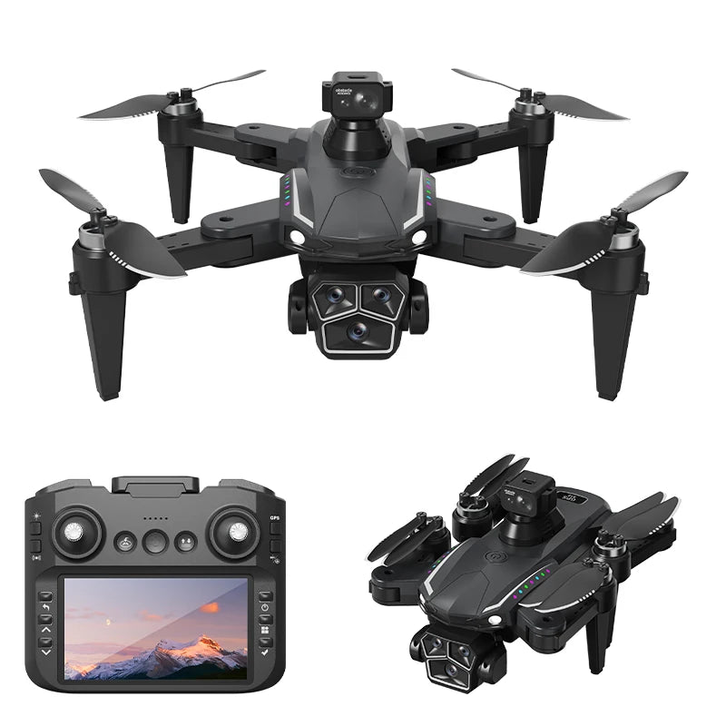 Professional 8K 3km Mini Drone with Dual Camera Easy-to-Control Remote for Beginners