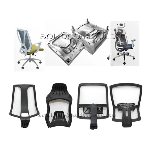 High Back Modern Swivel Luxury Executive Ergonomic Gaming Home Office Chairs Injection Mould