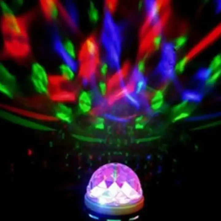 LED RGB Auto Rotating Stage Light Bulb