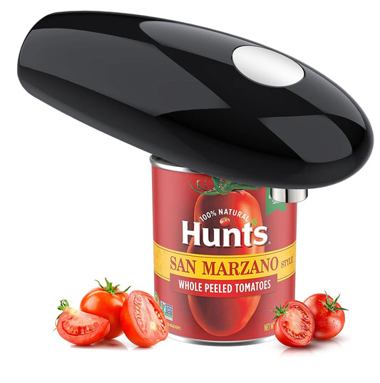 Latest Trend One-Touch Automatic Electric Opener for Jars Tin Cans Food-Safe Battery Operated Kitchen Gadget Tool Opener