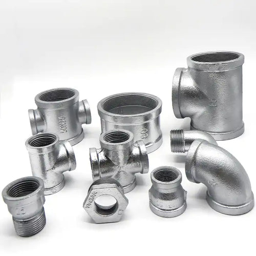 Pipe Plomberie Casting Malleable Iron Steel Pipe Fittings Gi Product