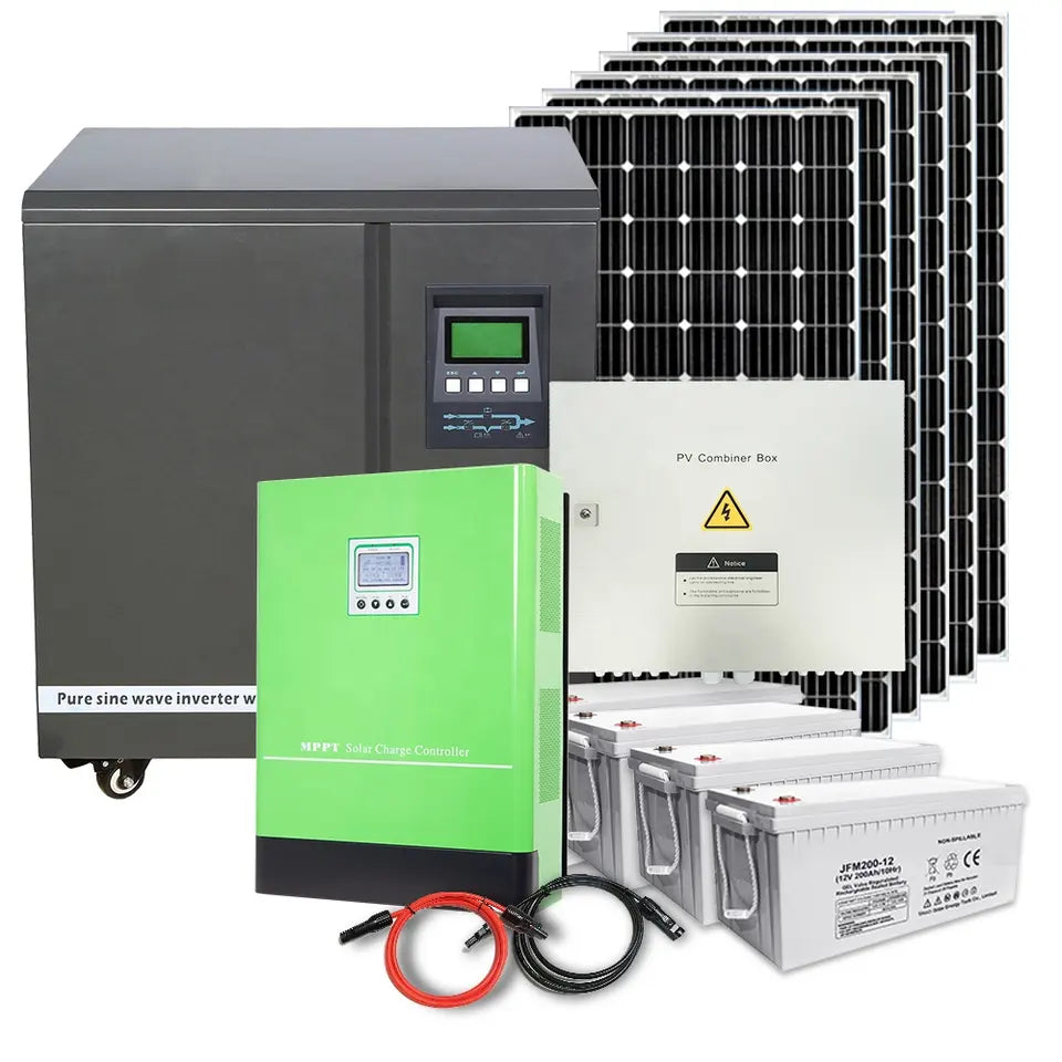 Solar System Kit Hybrid 3KVA Solar Panel Kit for Home Use