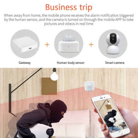 Tuya Zigbee Mini PIR Motion Sensor with Yandex Alice