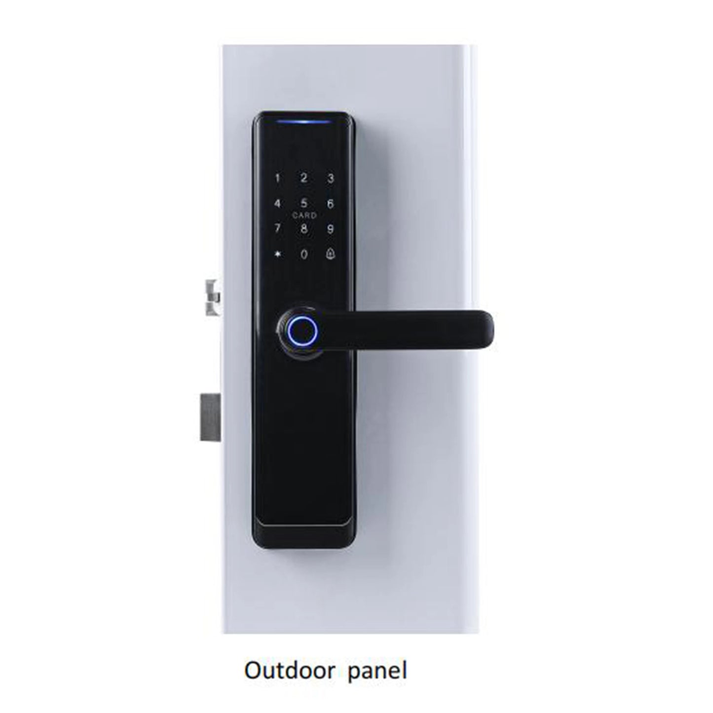 New Product Smart Home Video Voice Fingerprint Tuya Wifi Peer to Peer Cat EyeSmartDoor Lock With Camera