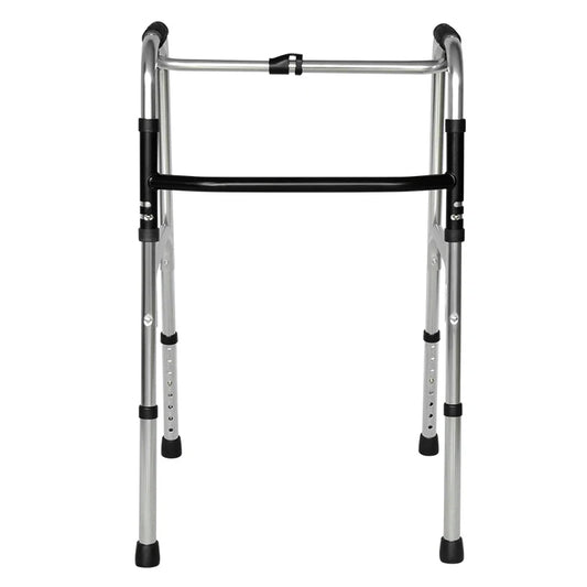 Medical Mobility Aluminum Elderly Surgical Aids Frame Fold Crutch Patient Disabled People Walker for Adults Walking Aids