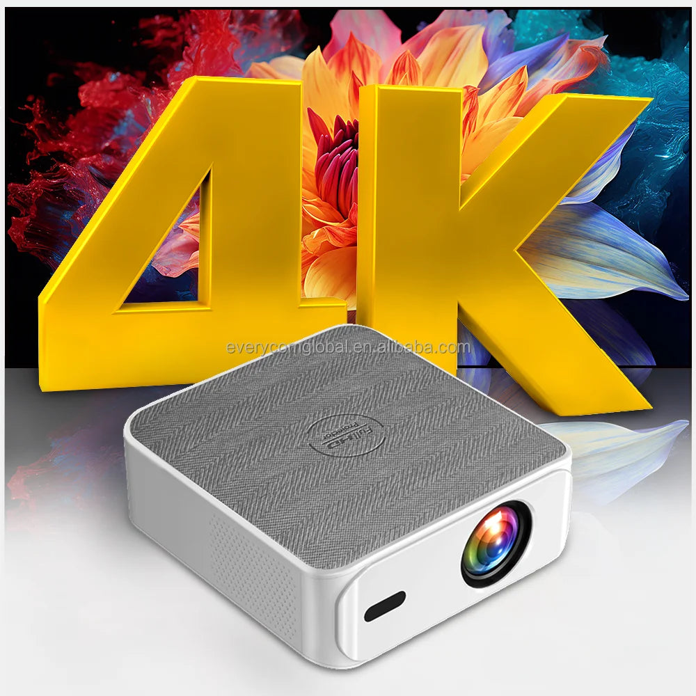 Portable Mini FULL 4K Video Projector MAX 300'' Screen 600 ANSI Android Projector Home Theater Video Projecteur 4K Projector