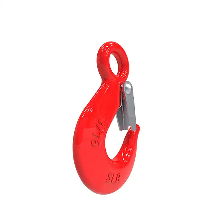 RED ALLOY STEEL EYE HOOKS For Lifting Size/Capacity: 1 - 25 Ton