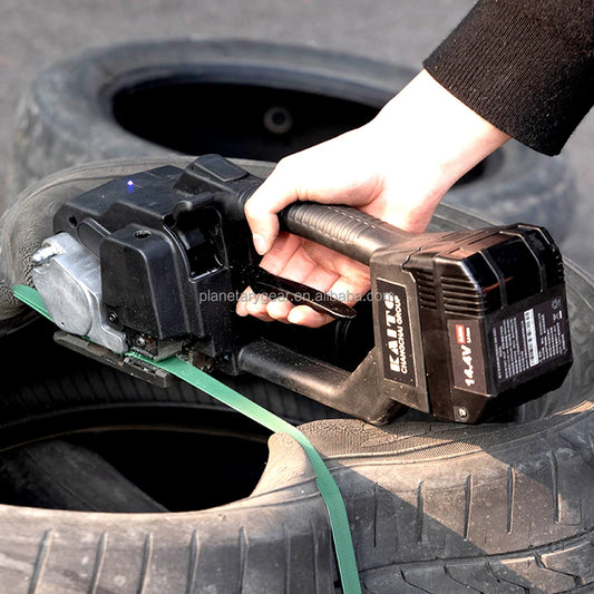 Portable Handheld Semi-automatic Carton Packing Battery Electric Baler Carton Small and Medium Electric Baling Tools