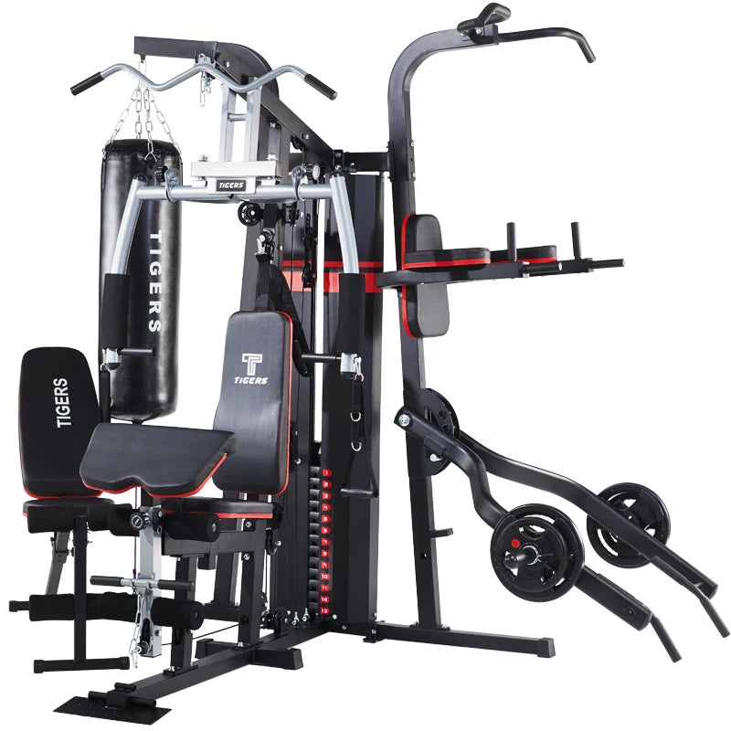 Home Multi Functional 4 Station Gym Fitness Equipment Strength Training Machine