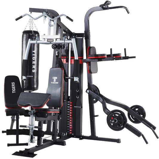 Home Multi Functional 4 Station Gym Fitness Equipment Strength Training Machine