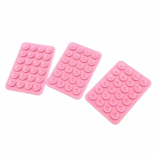 Mobile Phone Suction Cup square 24 Small Silica Gel Charging Treasure Anti-skid Seamless Strong Universal Car Suction Cup