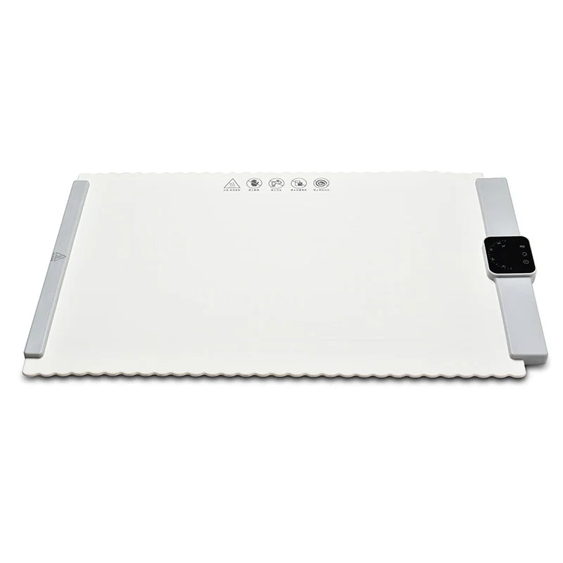Silicone Food Warming Table with Adjustable Temperature Display Food Warming Tray Foldable Design & Fast Heating Warming Plate