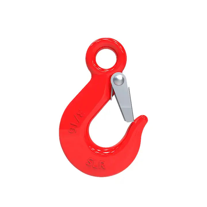 RED ALLOY STEEL EYE HOOKS For Lifting Size/Capacity: 1 - 25 Ton