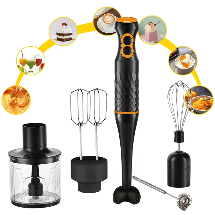Wholesale Home Appliances 300w Electric Hand Mixer Small Multifunction Blender Kitchen Immersion Stick Blender With Push Button