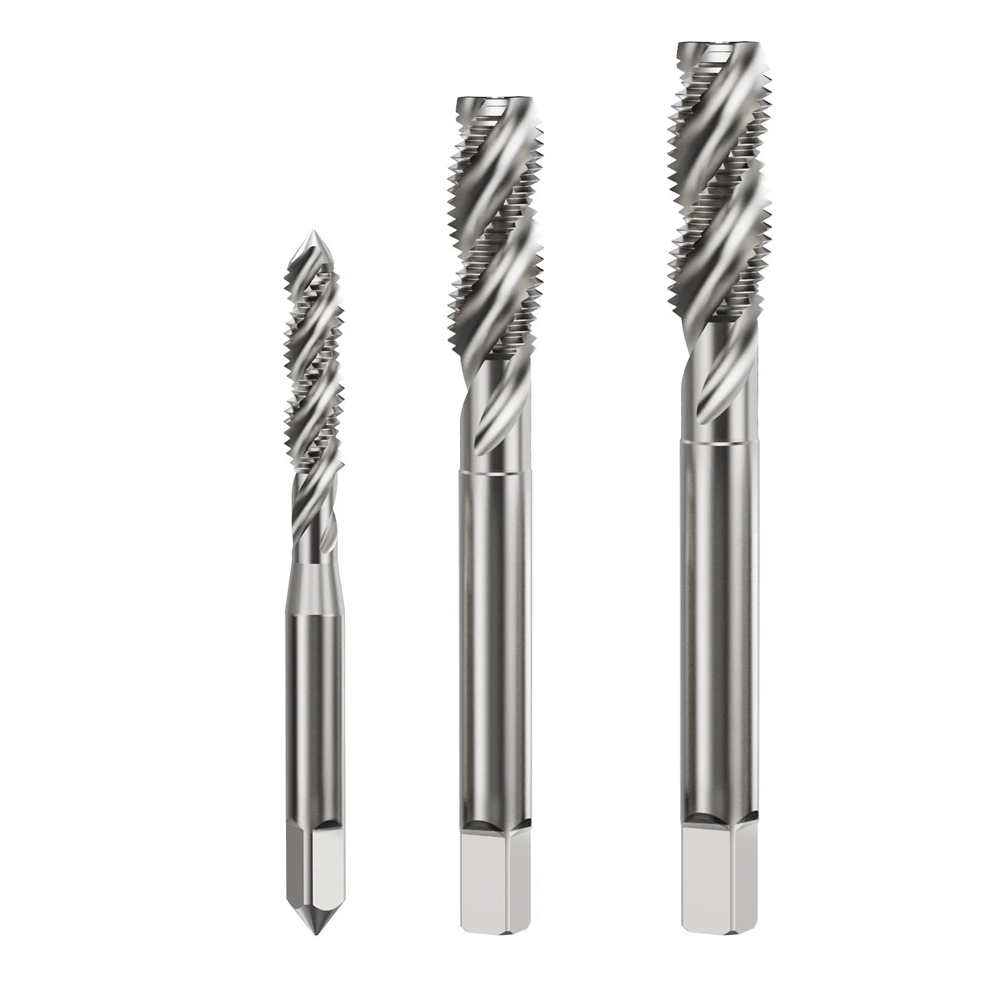Alloy USA Metirc UNC End Mill Lathe Machine Tap Hand Tools Spiral Point Tapping Thread Tap Aluminum Spiral/Straight Flute Tap