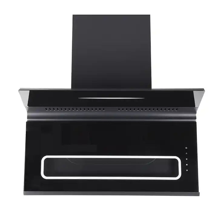 Smart Household Kitchen Appliances 900MM Black Hand Sensor Range Hood