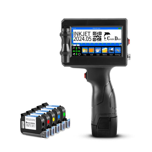 Portable Handheld Inkjet Printer /Smart Coder Carton Box Printing Machine/Time Date Handheld Batch Code Printer