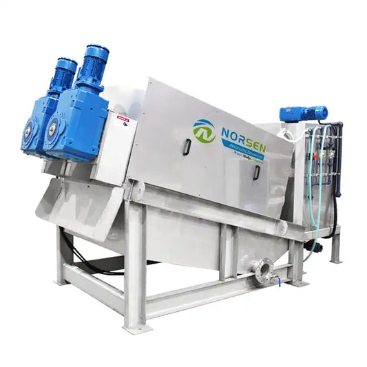 Multi-plate Screw Press Sludge Dehydrator Solid Liquid Separator Sludge Dewatering Press Machine