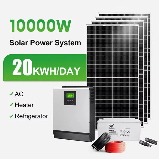 Wingosolar Hot Sale Solar Energy System 10KW 10000W 20KW Off Grid Complete Set