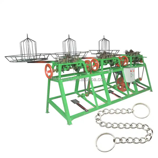 Machine to make chain