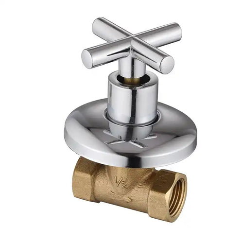 Valve Concealed Brass Stop Cock Ball Valve In Wall Style