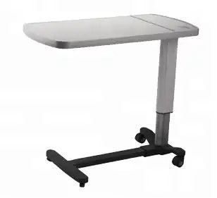 Hospital Movable Over Bed Table Bed Side Dinning Table/Hospital Bed Table/laptop table for bed FG-55 cheap price large quantity