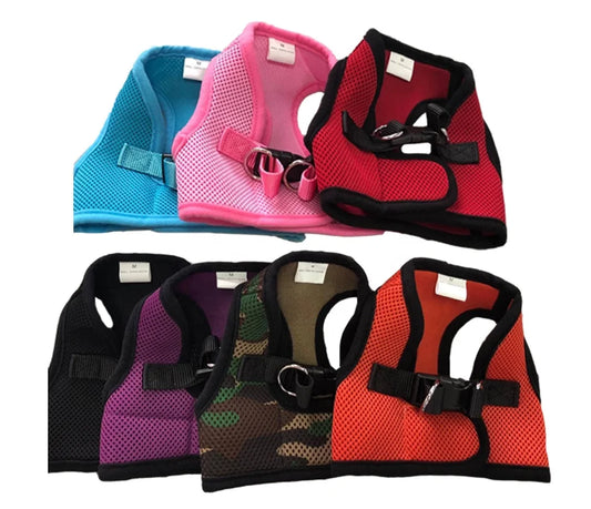 Best Dog Cat Step in Pet Safe Harness Cat Mesh Harness Hot Selling Cat Harness Vest with Leash