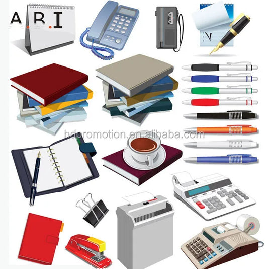 Promotion Cheap Office Desk Table Set Stationery Set