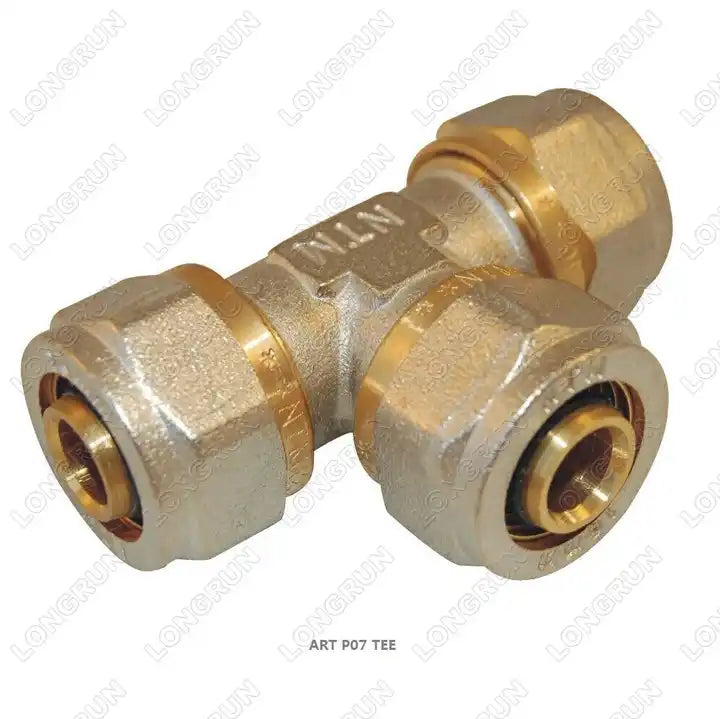 High Quality Tee Bathroom Fittings Bath Hardware Sets Plumbing Brass