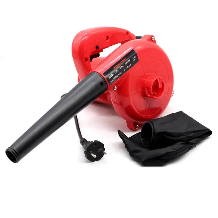 Red Unbreakable Plastic Electric Air Blower with Dust Collector Bag