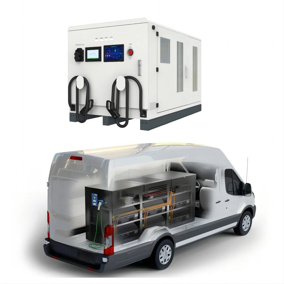 120KWH Energy Storage Emergency Charging Station Mobile Road Rescue Charger Station Ev New Energy Electric Vehicle DC Charger