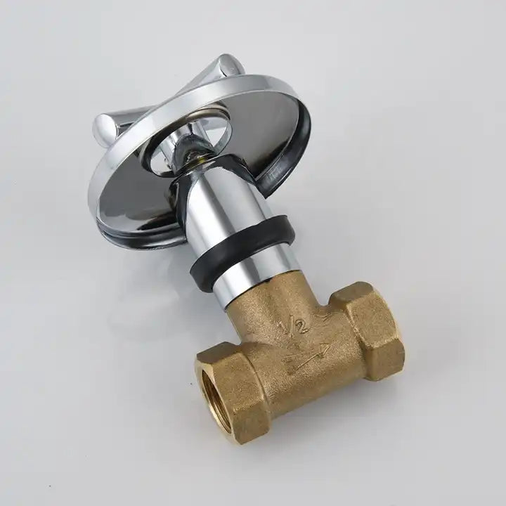 Valve Concealed Brass Stop Cock Ball Valve In Wall Style