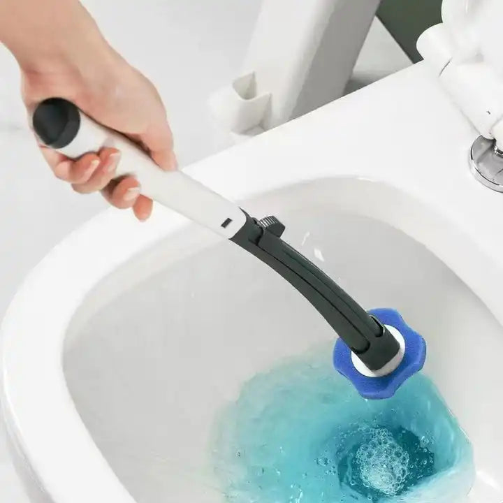 Toilet Silicone Brush Set with sponge