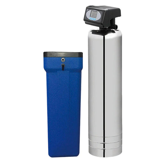 Commercial High Efficiency Auto Water Softener Electric Powered Reduce Hardness Glass Material Ion Exchange Resin Whole Water