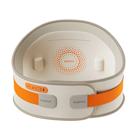 New Arrival 8000mAh Vibrating Back Massager with Heating Belt Woman Menstrual Waist Relief for Menstrual Cramps and Back Pain