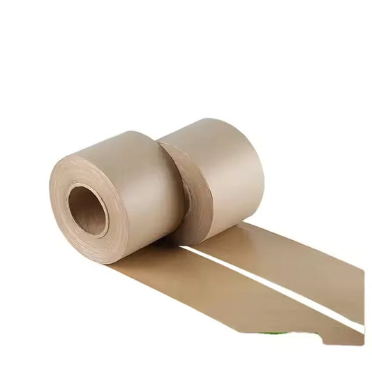 UJANG Eco-Friendly Kraft Paper Roll Heavy Duty for Packaging & Crafts Self-adhesive Paper Tape with logo