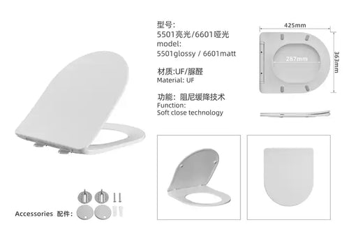 Round UF Seat Cover Good Quality Fix With Bathroom Toilet