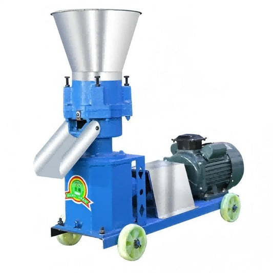 High Productivity Flat Die Chicken Feed Pellet Making Machine New Animal Food Granulator Pelletizer