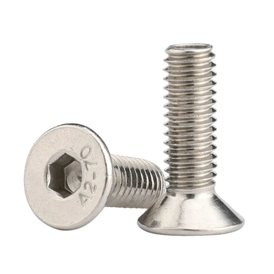25mm M4 M6 X 35mm M8x70 M10 M12 Stainless Steel Carbon Steel DIN7991 Metric Countersunk Flat Head Socket Screw M3 Allen Screw