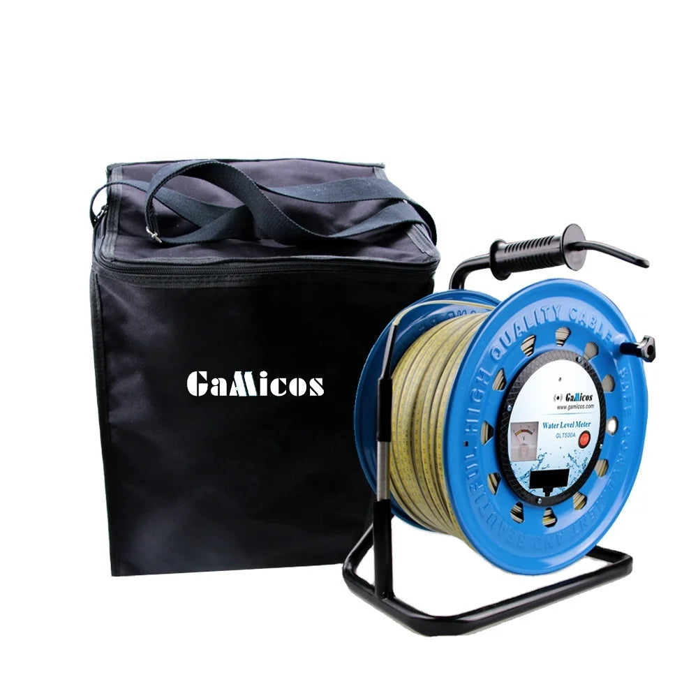 GLT500A Portable Steel Ruler Well Depth Water Level Meter 300m 500m