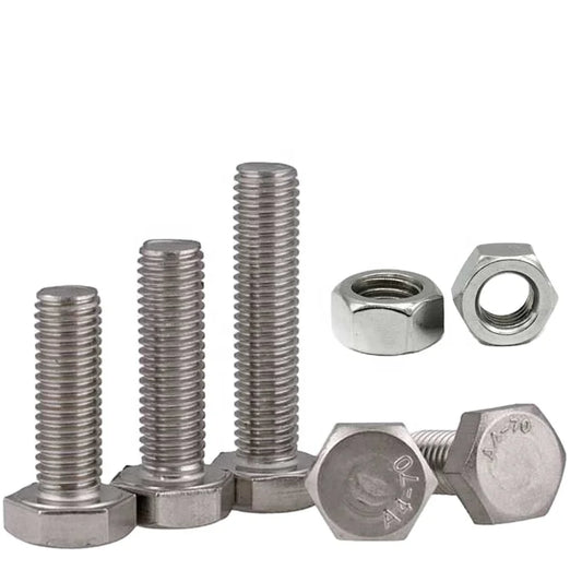 Hot Sales Hardware Fasteners Stainless Steel Hex Bolt and Nut Screw Customized Washer Fastener Supplier Manufacturers ASTM