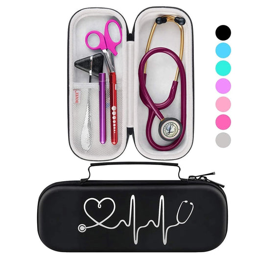 Carrying Stethoscope Case,Shockproof Travel Stethoscope Bag Compatible with 3M Littmann Stethoscope Fit for Nurses and Doctor