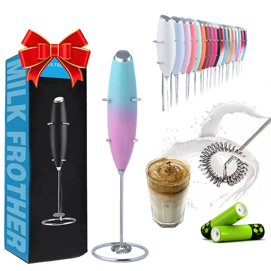 Custom Logo Handheld Electric Milk Frother for Ultra Fast Drink Mixer Kitchen Form Maker for Coffee & Tea Kitchen Tools