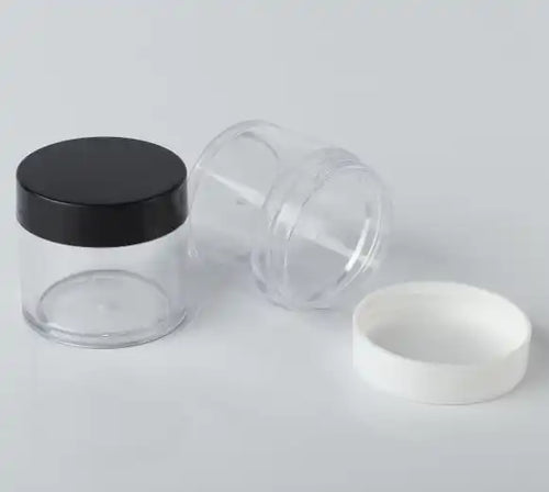 Round Jar 30 Ml PS Plastic Empty Cosmetic Packaging Bottle